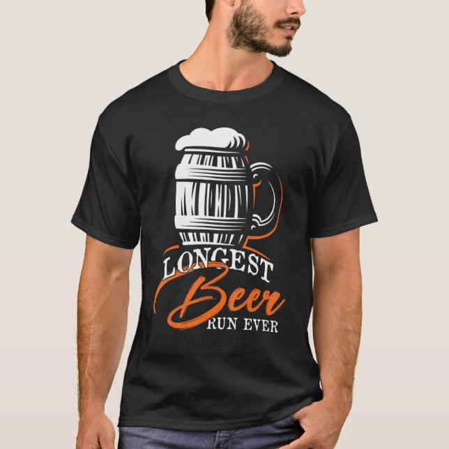 Die längste Bier-Laufbahn aller Zeiten T-Shirt (Vorderseite)