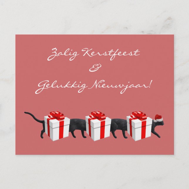 Die längste Katze der Welt Postkarte (Vorderseite)