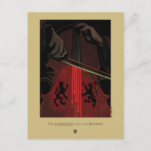 Die Lannisters schicken ihre Ansichten Postkarte