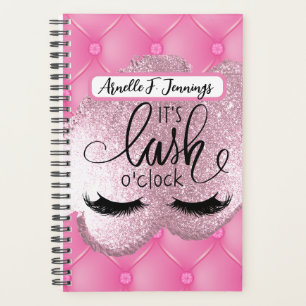 Die Lash O' Clock Lash Tech Typografy Planner Planer