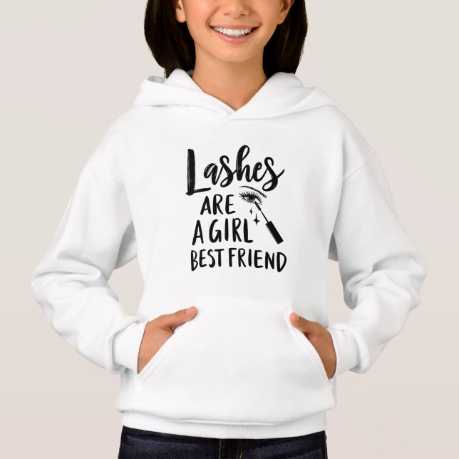 Die Lashes sind die Hauptgerichte, die sich in der Hoodie (Vorderseite)