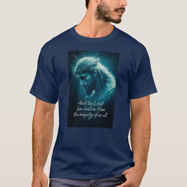 „Die Last der Gnade“ - Christliches T-Shirt (Vorderseite)