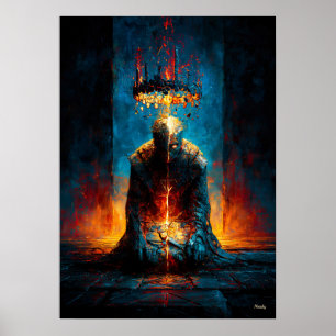 Die Last der Krone – Monumentaler Expressionismus Poster