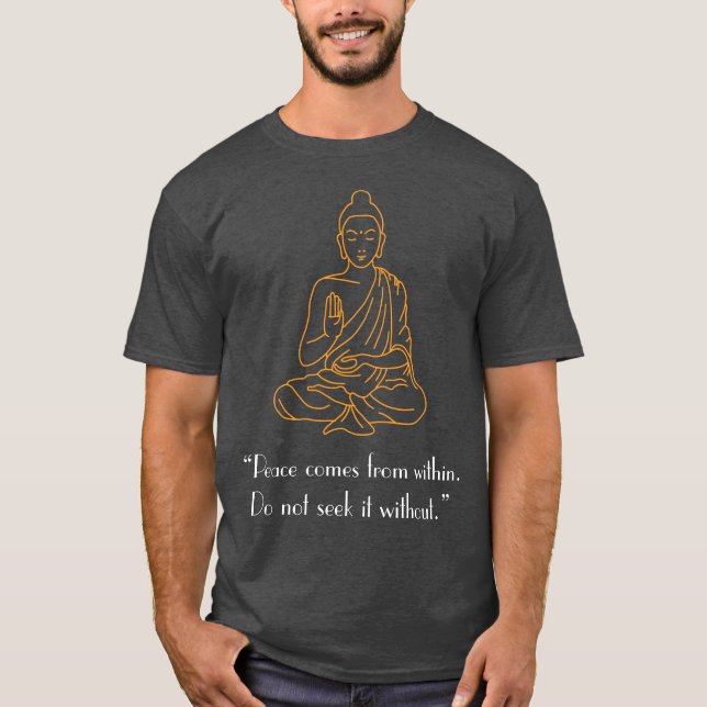 Die Lasts-Buddha-T - Shirt der Männer (Vorderseite)