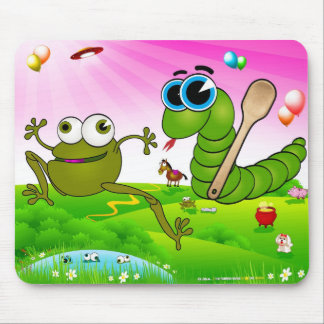 Die laufende Mausunterlage der Schlangen-(Ide Mousepad