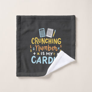 Die laufende Nummer des Buchhalters ist mein Cardi Waschlappen