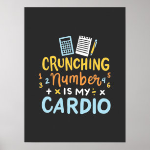 Die laufende Nummer ist mein Cardio Poster