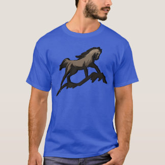 Die laufende Pferdefamilie T-Shirt