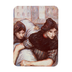 Die Laundresses, 1898 (Pastell auf Leinwand) Magnet