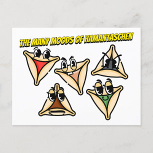 Die Launen von Hamentashen Postkarte