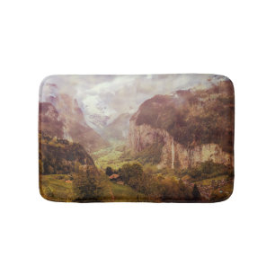 Die Lauterbrunnen Tal-Schweiz-Schweizer alpin Badematte