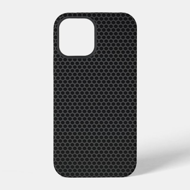 Die Lautsprechergittertextur iPhone Hülle (Rückseite)