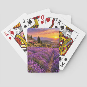 Die Lavendel-Traum Spielkarten