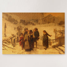 Die Lawine im Winter (von Gerolamo Induno)