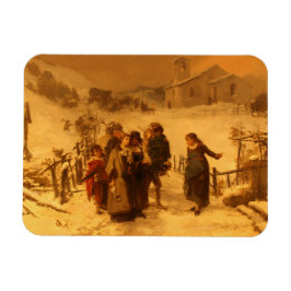 Die Lawine (von Gerolamo Induno) Magnet