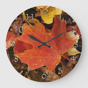 Die leaf-leaf-leere Uhr