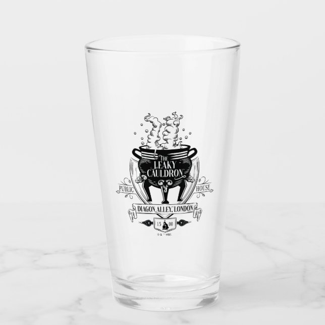 DIE LEAKY CAULDRON™-Shop-Grafik Glas (Vorderseite)