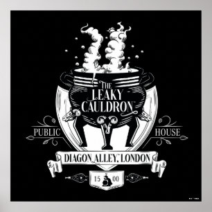 DIE LEAKY CAULDRON™-Shop-Grafik Poster