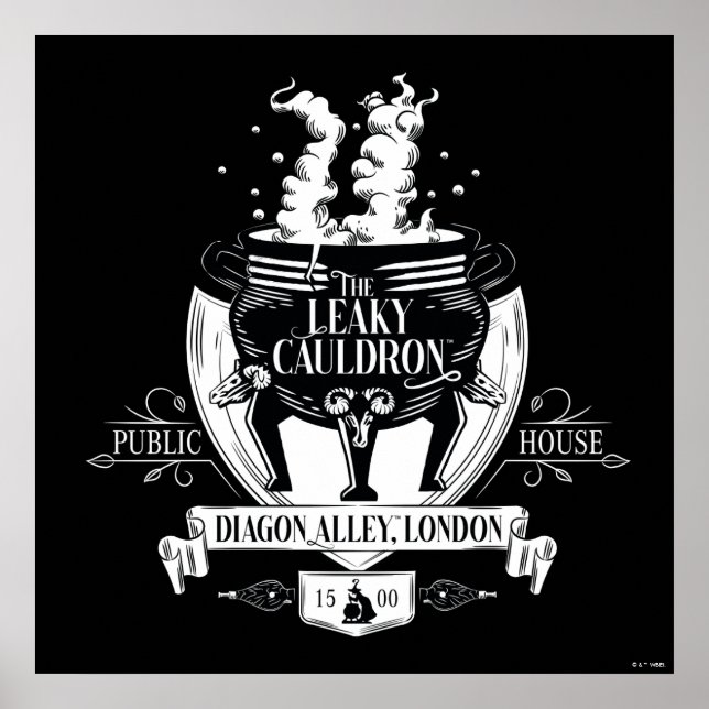 DIE LEAKY CAULDRON™-Shop-Grafik Poster (Vorne)
