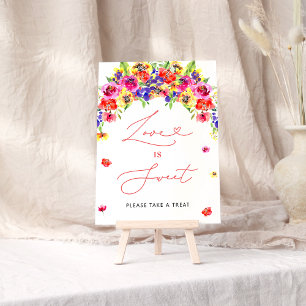 Die lebendige Liebe der Blumen ist süß Poster