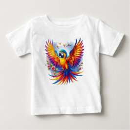 Die lebendige Parrot-Symphonie Baby T-shirt