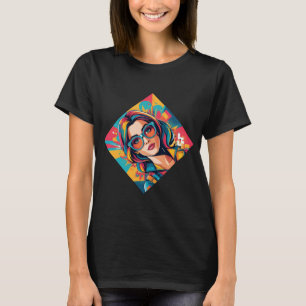 Die lebendige PopArt-Schönheit T-Shirt
