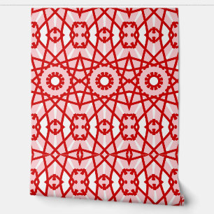 Die lebendige rote Tapete "Ratti_Creative_Arts"