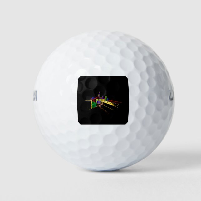 Die lebendige Stadt Golfball (Vorderseite)