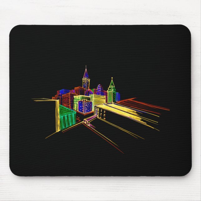 Die lebendige Stadt Mousepad (Vorne)