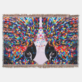 Die lebendige Tropical Bird Wall Art in Expression Decke