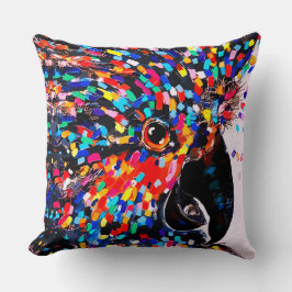 Die lebendige Tropical Bird Wall Art in Expression Kissen