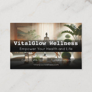 Die lebendige Wellness-Business-Karte beleben Ihre Visitenkarte