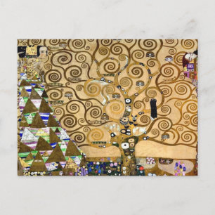 Die Lebensbaum von Gustav Klimt Postkarte