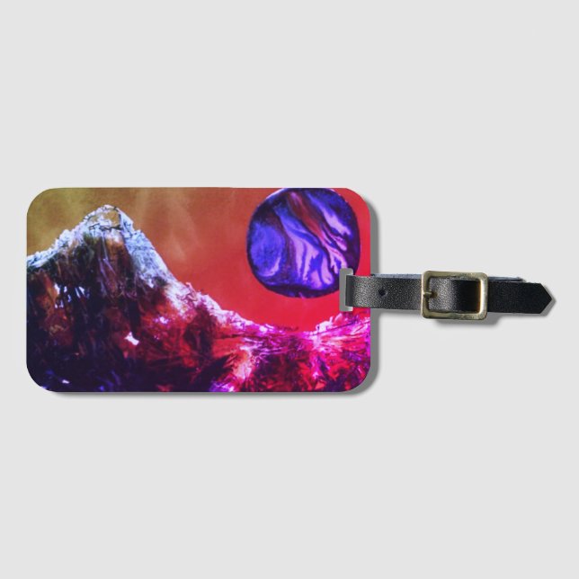 Die Lebensformen der Science-Fiction-Alien "Fire B Gepäckanhänger (Vorderseite (Horizontal))