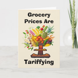 Die Lebensmittelpreise sind Karte