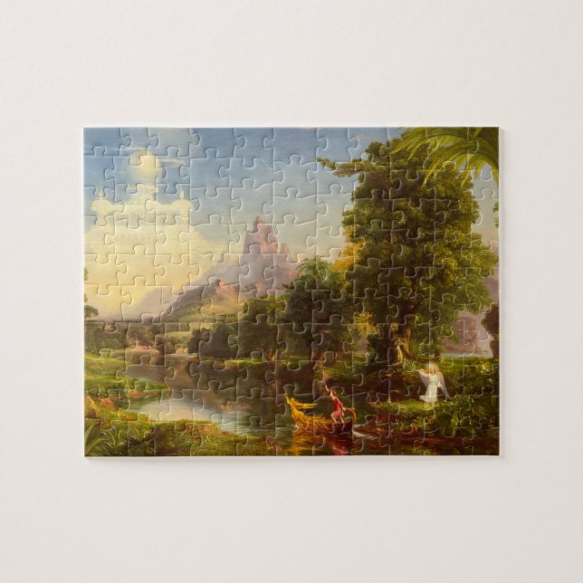 Die Lebensreise, die Jugend von Thomas Cole Puzzle (Horizontal)