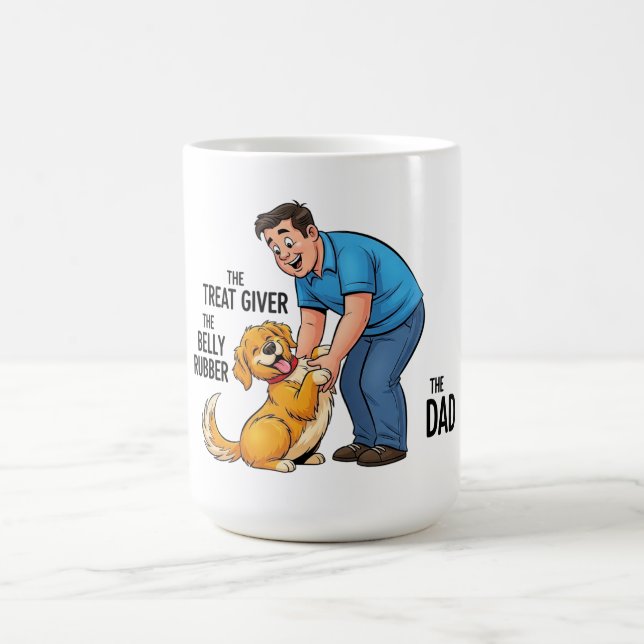 Die Leckerei gibt dem Bauchkautschuk den Vater Kaffeetasse (Mittel)