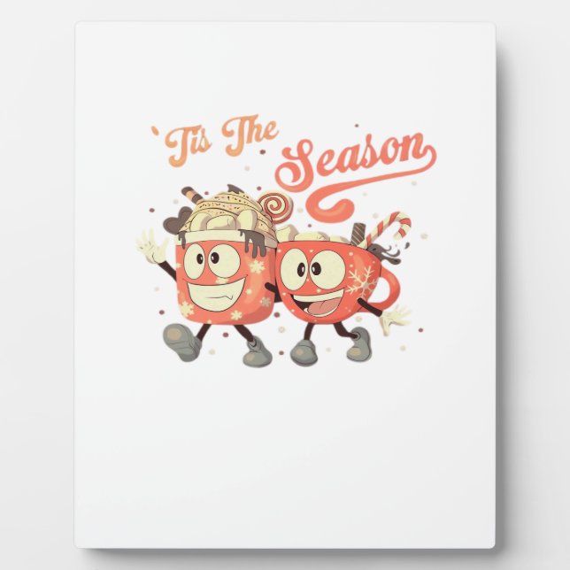 Die Leckereien der Saison Art mit Retro-Charme Fotoplatte (Vorderseite)