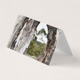 Die leere Grußkarte des Naturfensters