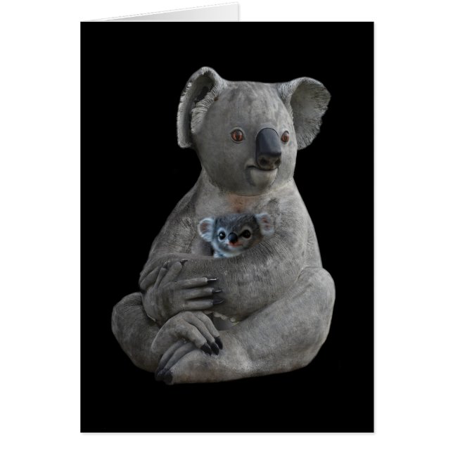 Die leere Grußkarte einer Mutter (Vorne)