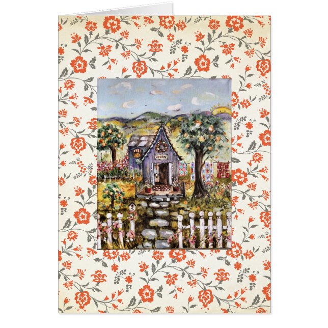 Die leere Karte des Kirchen-Hauses (Vorne)