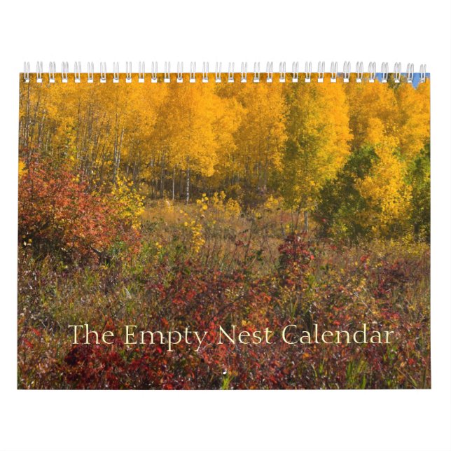 Die leere Nest-Kalender-Herbst-Abdeckung Kalender (Titelbild)