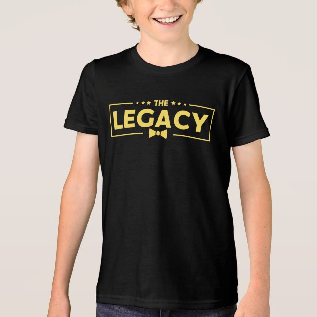 Die Legacy-Illustration Tri-Blend Shirt (Vorderseite)
