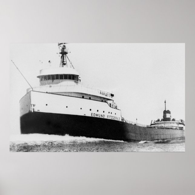 Die legendäre S.S. Edmund Fitzgerald Poster (Vorne)