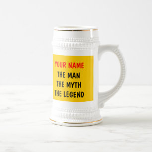 Die legendären Bierlegende-Tasse   Personalisierba Bierglas