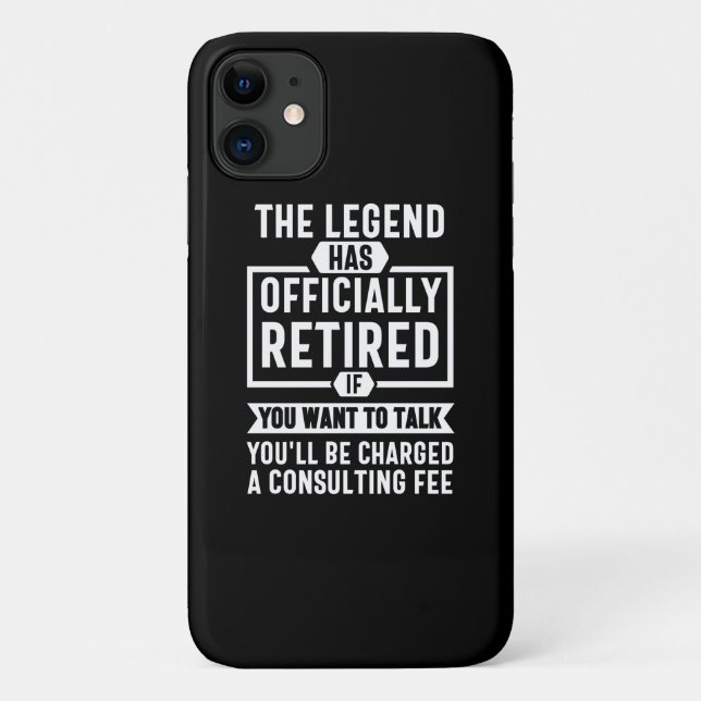 die Legende amtlich erschöpft hat Case-Mate iPhone Hülle (Rückseite)