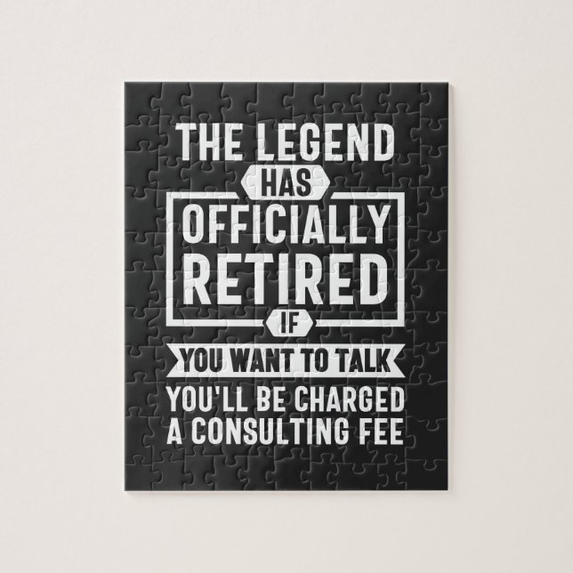 die Legende amtlich erschöpft hat Puzzle (Vertikal)