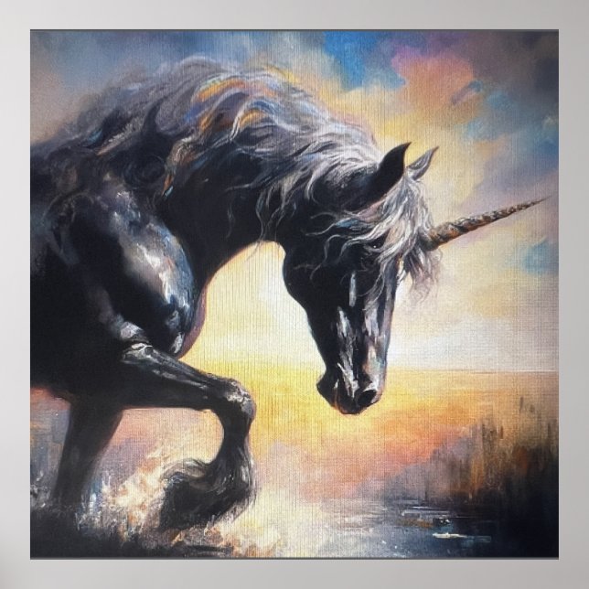 Die Legende des Einhorns Poster (Vorne)