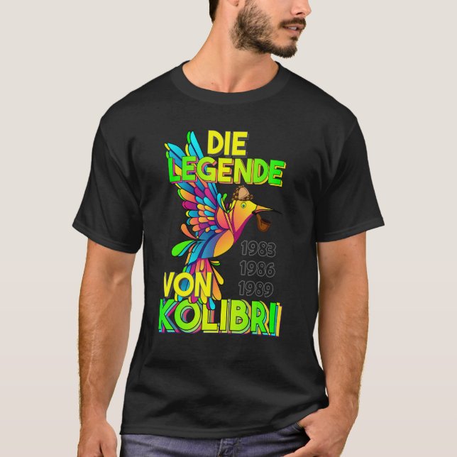 Die Legende des Hummingvogel farbigen Sprichwort I T-Shirt (Vorderseite)