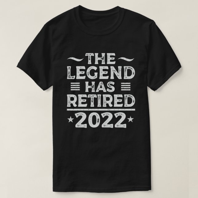 Die Legende hat 2022 das Geschenk für die komische T-Shirt (Design vorne)